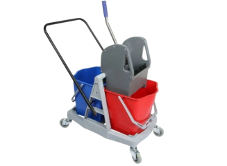 Carro limpeza 2x15LT com prensa Hi-set Carro limpeza 2x15LT com prensa Hi-set