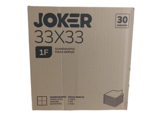 Guardanapos JOKER 33x33 folha simples