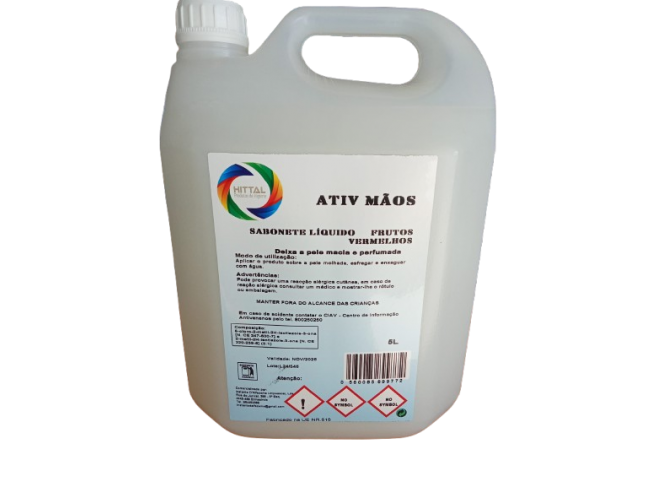 Sabonete líquido mãos Frutos Vermelhos EB5LT