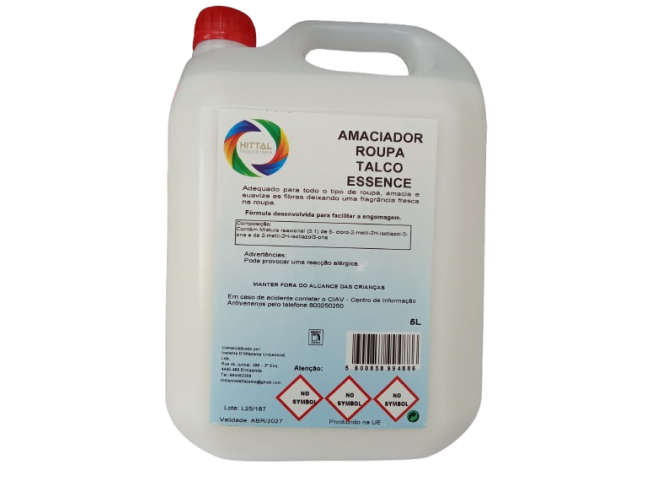 Amaciador de Roupa Talco Essence EB5LT Amaciador de Roupa Talco Essence EB5LT