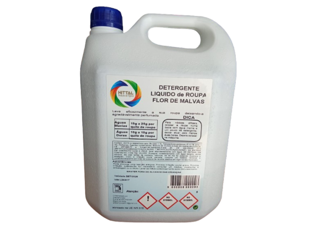 Detergente Líquido roupa Flor de Malvas EB5LT